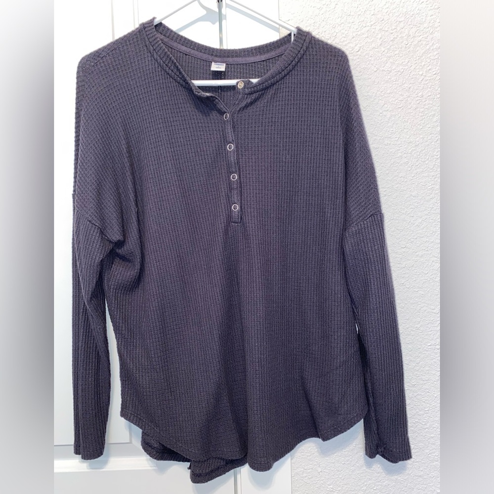 Old navy Large gray waffle tee